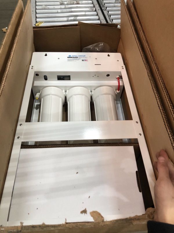 Photo 2 of ***INCOMPLETE BOX 1 OF 2*** APEC Water Systems Ultimate Indoor Reverse Osmosis 360 GPD Commercial-Grade Drinking Water Filtration System, White
