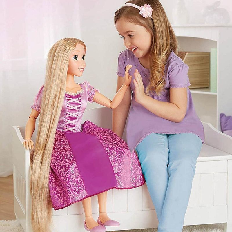 Photo 1 of DAMAGED* USED**
Disney Princess Rapunzel Doll 32" Playdate, My Size Articulated Doll, Comes with Brush to Comb Her Long Golden Locks, Movie Inspired Purple Dress, Removable Shoes & A Tiara
