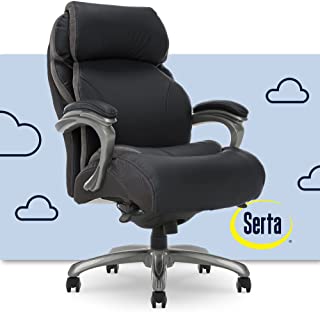 Photo 1 of Big  Tall Smart Layers Premium Elite Executive Chair with Air-Bliss Black - Serta