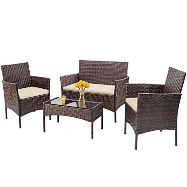 Photo 1 of *INCOMPETE* FDW Pation Wicker Furniture Black Box 1/3