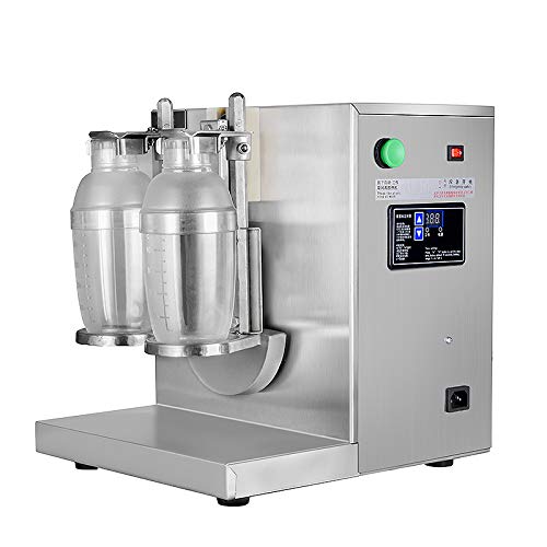 Photo 1 of YUCHENGTECH Double-Cup Bubble & Boba &Milk Tea Shaker All Stainless Steel Auto Shaking Machine 110V / 60Hz 400r/min
