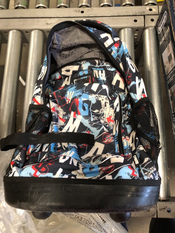 Photo 2 of J World New York Sunny Rolling Backpack for Kids and Adults, Graffiti

