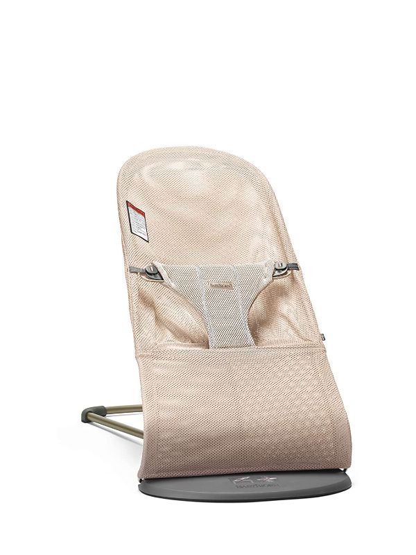 Photo 1 of BABYBJÖRN Bouncer Bliss, Mesh, Pearly Pink 35.24 x 15.35 x 3.94 inches

