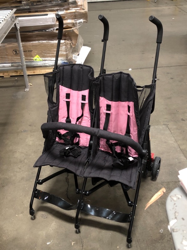 Photo 1 of GENERAL POST: Double umbrella stroller pink and grey 