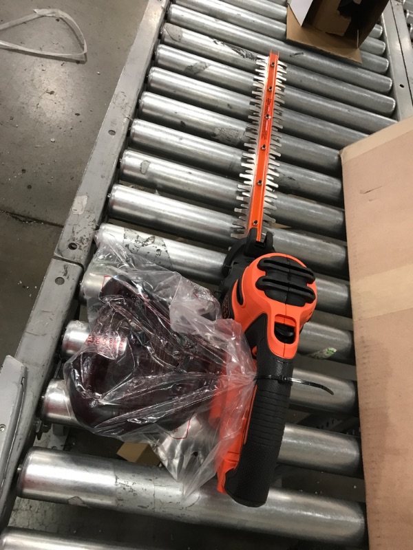 Photo 2 of BLACK+DECKER Electric Hedge Trimmer, 22-Inch (BEHT350) 