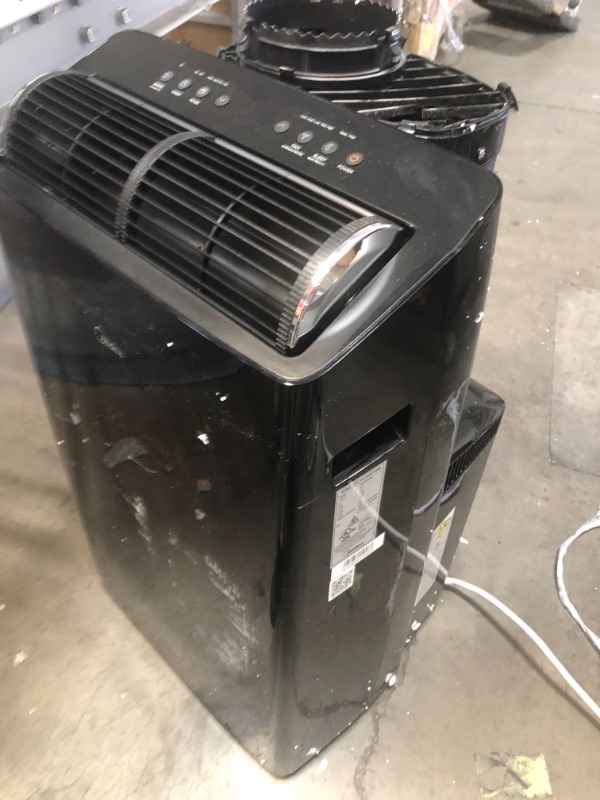 Photo 3 of (EXHAUST DOES NOT IMMEDIATELY POWER ON; CRACKED UPPER FRAME; MISSING ATTACHMENTS/REMOTE)
Midea Duo 12,000 BTU(10,000 BTU SACC)Ultra Quiet Smart HE Inverter Portable Air Conditioner
