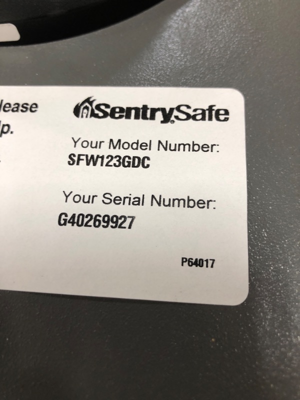 Photo 3 of Sentry Fire-Safe Electronic Lock Business Safes, Grey