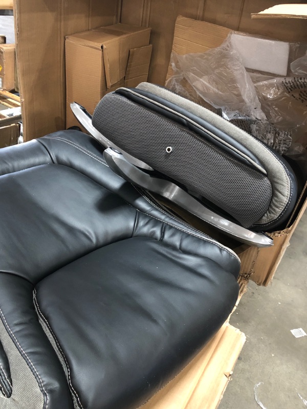 Photo 1 of Serta Black Big and Tall Executive Office Chair
