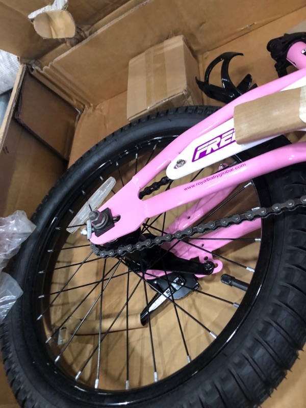 Photo 2 of ***PARTS ONLY*** RoyalBaby Freestyle Kids Bike Pink
