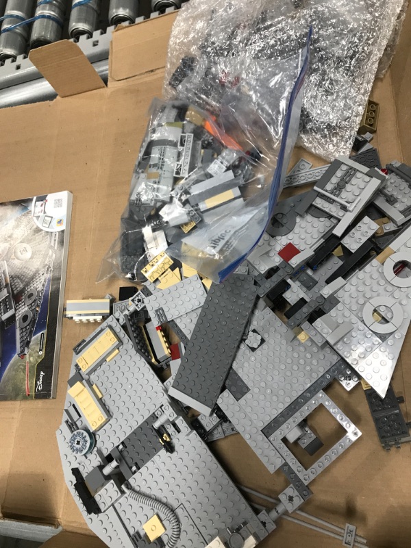 Photo 2 of LEGO Star Wars: The Rise of Skywalker Millennium Falcon 75257 Starship Model Building Kit and Minifigures (1,351 Pieces)