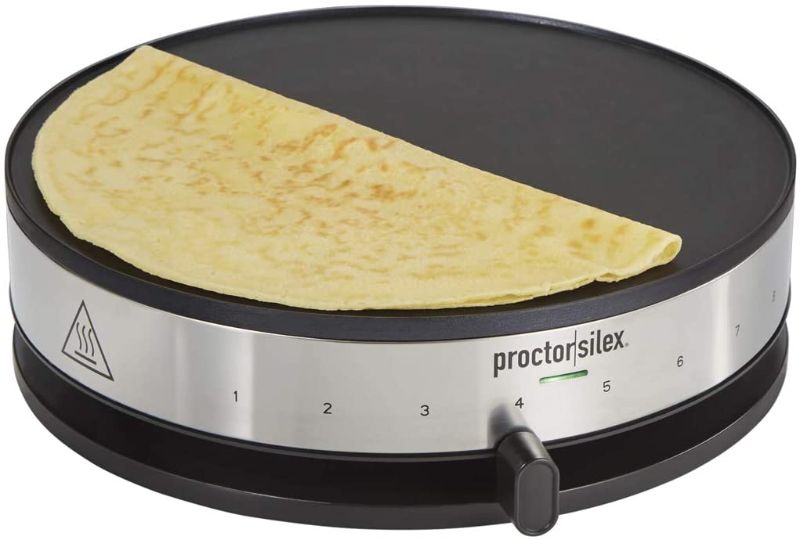 Photo 1 of Proctor Silex 38400 Electric Crepe Maker, 13 Inch Griddle & Spatula
