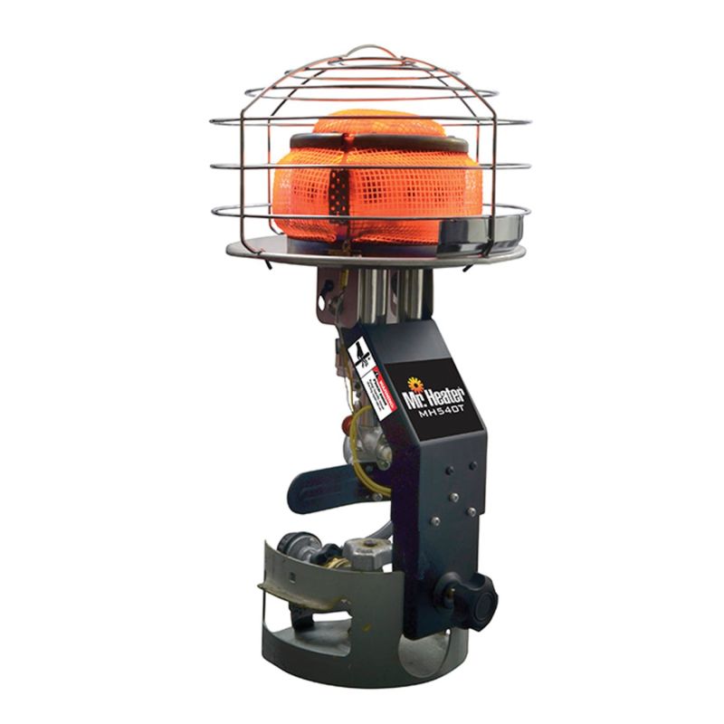 Photo 1 of **PARTS ONLY** Mr. Heater 45,000 BTU 540-Degree Radiant Propane Tank Top Portable Heater, Silver
