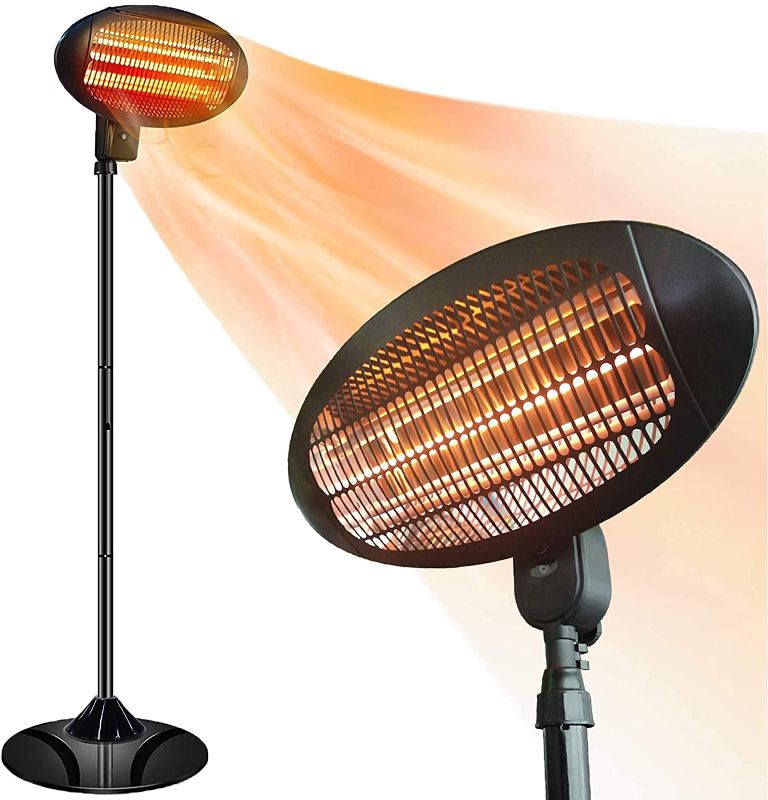 Photo 1 of **unfunctional parts only** -Electric Outdoor Indoor Heater - Halogen Patio Heater,