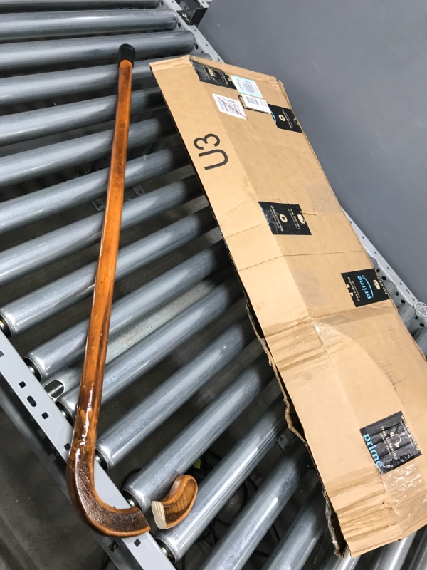 Photo 1 of **HANDLE IS BROKEN **
DMI Wooden Cane, Wooden Walking Cane, Wooden Walking Stick, Lightweight and Strong, Made in the USA, Walnut
