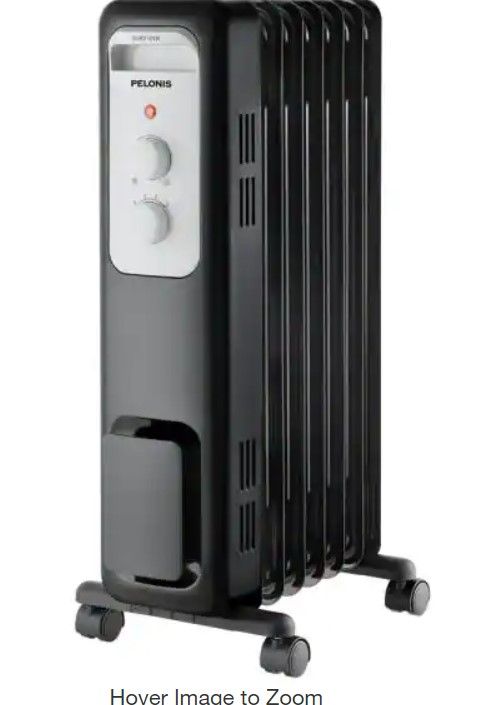 Photo 1 of 
1,500-Watt Oil-Filled Radiant Electric Space Heater with Thermostat