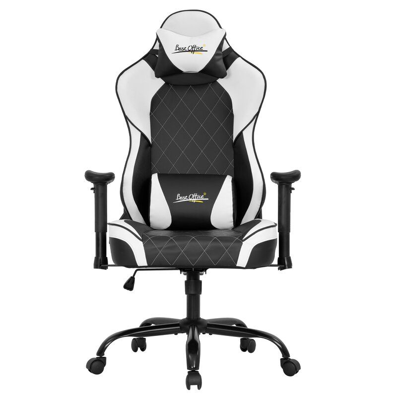 Photo 1 of  BEST OFFICE GAMING CHAIR BLACK AND WHITE OC-BT2844-White
STOCK PHOTO IS VERY SIMILIAR TO PRODUCT BUT NOT ALIKE