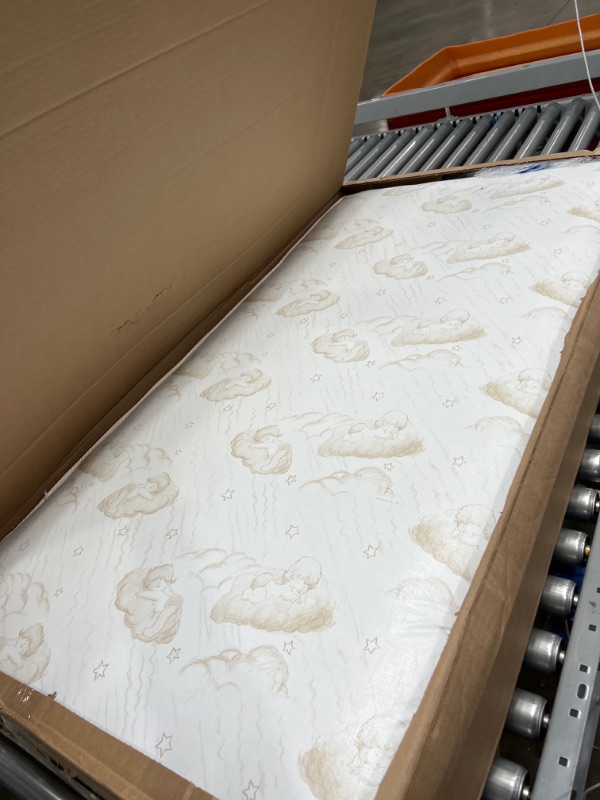 Photo 1 of Dream On Me Twilight 5” 80 Coil Inner Spring Crib and Toddler Mattress I Greenguard Gold Certified I JPMA Certified
SMALL TEAR SEE PICTURES