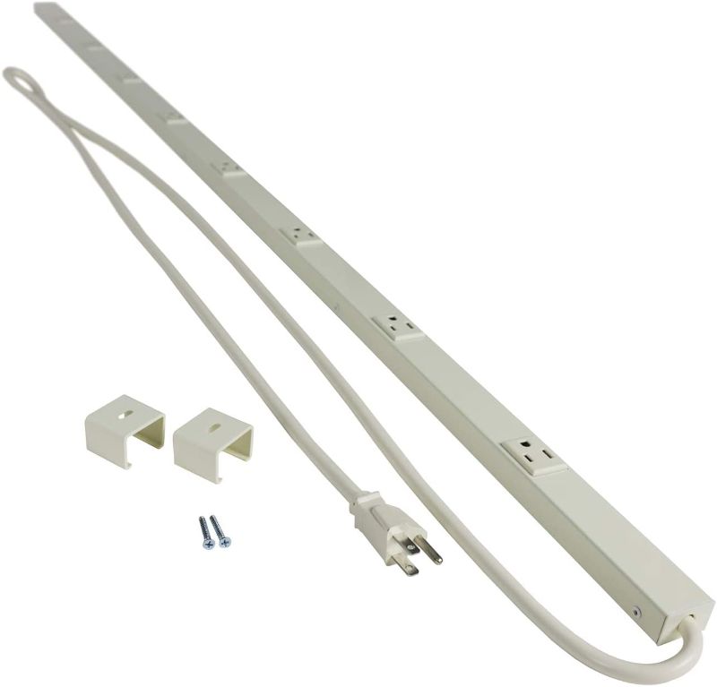 Photo 1 of Legrand PM48C Wiremold Multi Outlet Strip - Ivory