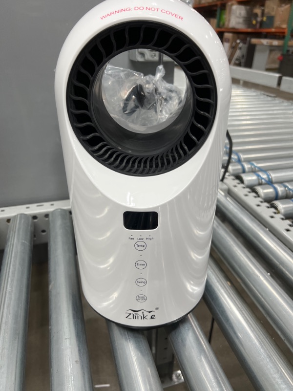 Photo 2 of  NOT FUNCTIONAL PARTS ONLYY!!
Zlinke Quiet & Fast Portable Heater for indoor use,12H Timer,Remote,LED Display with Touch Control,3 Modes,Heat Up 300 Square Feet