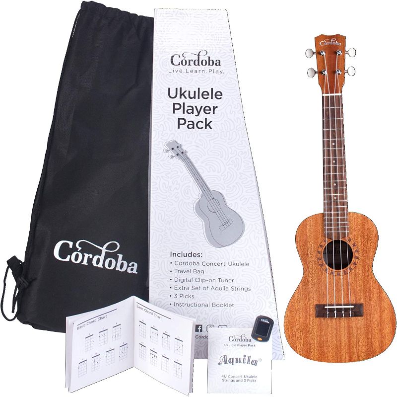 Photo 1 of INCOMPLETE MISSING BAG AND BOOK SONGS
Cordoba Concert Ukulele Player Pack with Travel Bag