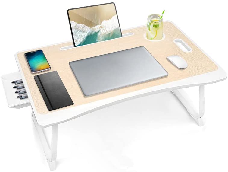 Photo 1 of *Stock photo for reference only*
Amaredom Laptop Bed Desk Tray Bed Table