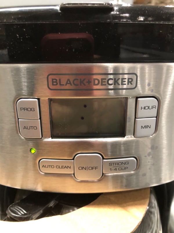 Photo 2 of Black & Decker 12-Cup Automatic Drip Coffee Maker, Black (CM2020B) | Quill
