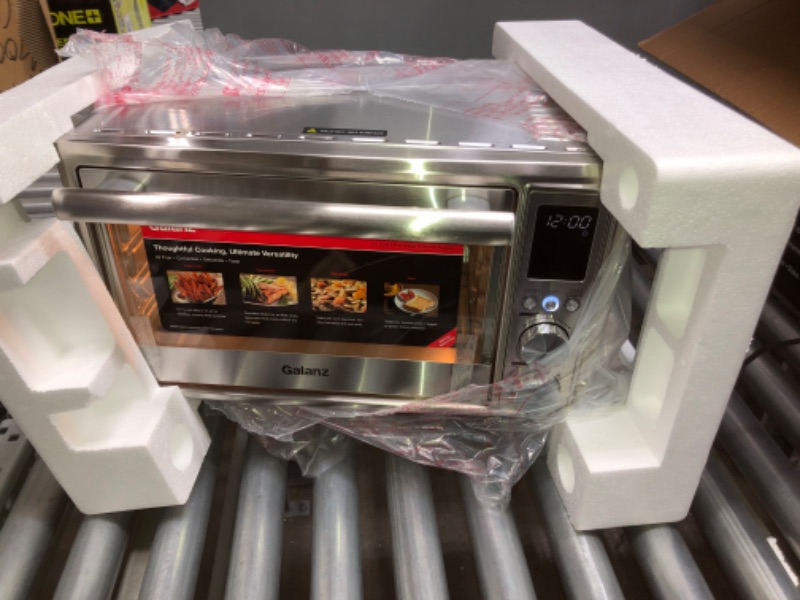 Photo 2 of Galanz 25L Digital Toaster Oven with Air Fry - Stainless Steel