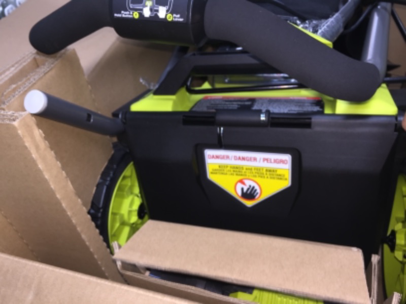 Photo 6 of RYOBI ONE+ HP 18V Brushless 16 in. Cordless Battery Walk Behind Push Lawn Mower with (2) 4.0 Ah Batteries and (1) Charger
