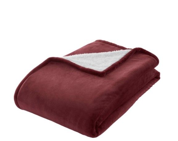 Photo 1 of 
Home Decorators Collection
Plush Mulled Wine Sherpa Throw Blanket