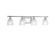 Photo 1 of Progress Lighting Lucky Collection 4-Light Polished Chrome Vanity Light (Store Return)
