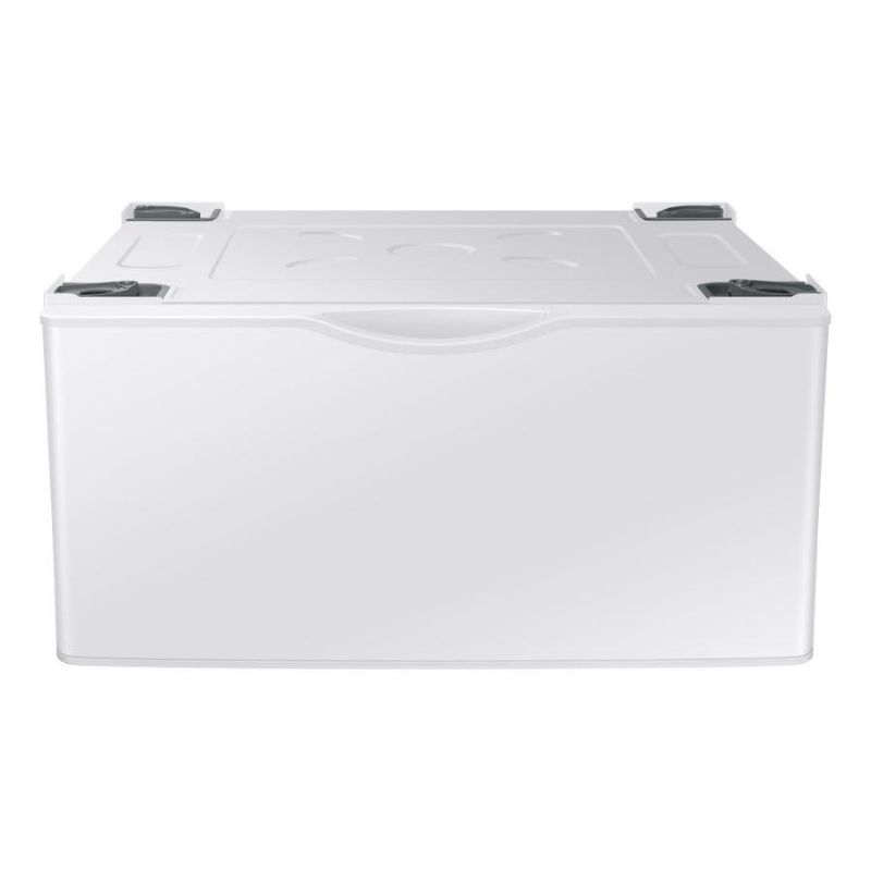 Photo 1 of Samsung 14.2 in. White Laundry Pedestal with Storage Drawer
