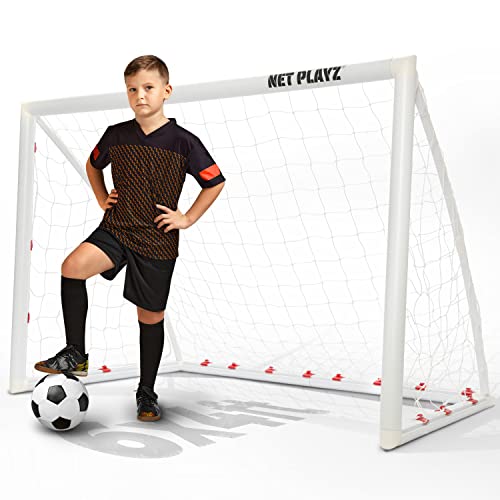 Photo 1 of Backyard Soccer Goal Soccer Net, 6x4Ft High-Strength, Fast Set-up (Weatherproof)
