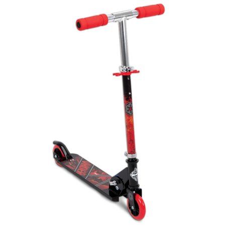 Photo 1 of Huffy Star Wars Darth Vader Empire Kids Folding Inline Foot Kick Scooter, Black(used)