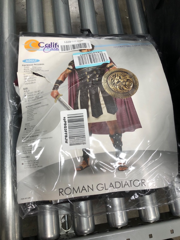 Photo 2 of California Collection Roman Gladiator Warrior Costume- Medium