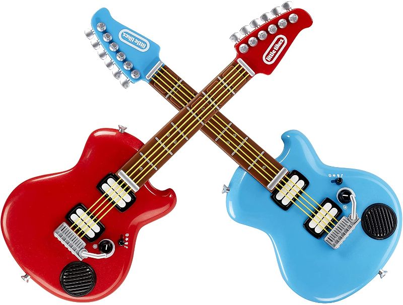 Photo 1 of Little Tikes My Real Jam™ Twice The Fun Guitar™, Two Toy Electric Guitars with Cases and Straps, 4 Play Modes, and Bluetooth® Connectivity - for Kids Ages 3+
