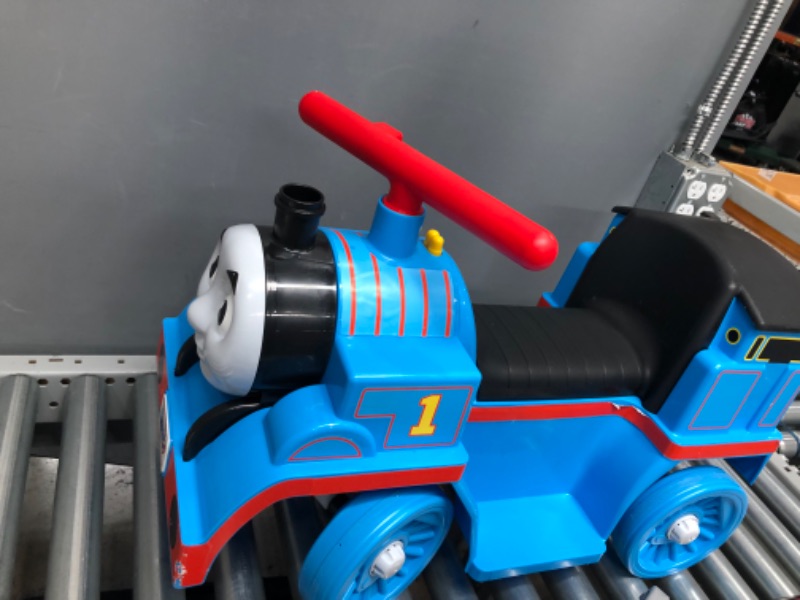 Photo 2 of Fisher-Price Power Wheels Thomas and Friends Thomas vehicle with track, 6V battery-powered ride-on toy train for toddlers ages 1 to 3 years
