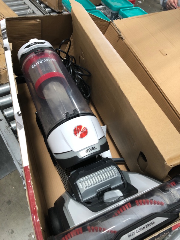 Photo 1 of **PARTS ONLY**
Hoover MAXLife Elite Swivel Upright Bagless Vacuum Cleaner with HEPA Media Filtration, for Carpet and Hard Floors, UH75150, White
