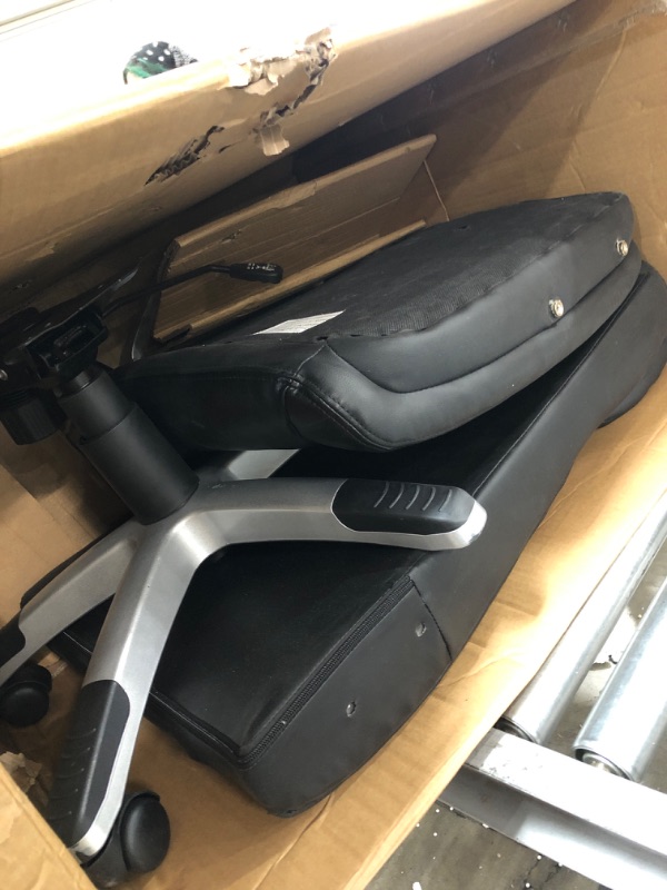 Photo 1 of **PARTS ONLY**   Serta Executive Big & Tall PureSoft Office Chair, Smooth Black

