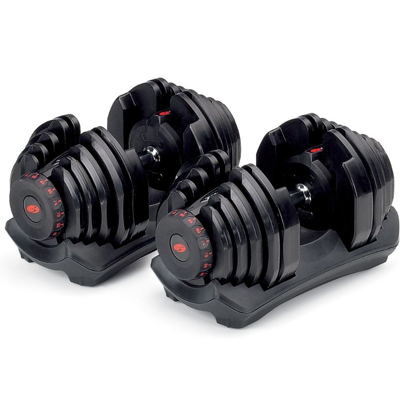 Photo 1 of *INCOMPLETE ONLY 1 DUMBBELL* Bowflex SelectTech 1090 Dumbbells - Pair, Metal
