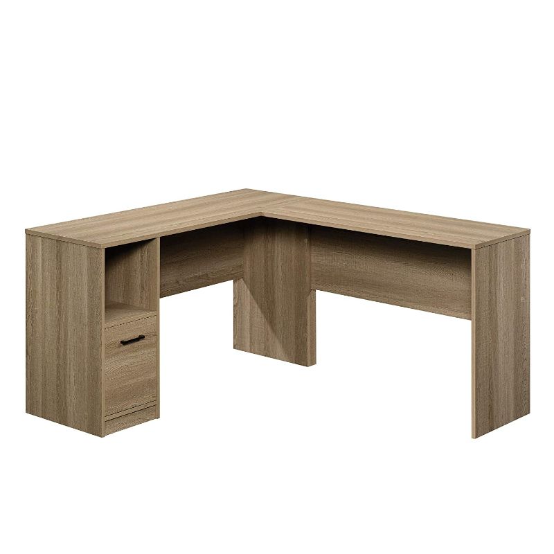 Photo 1 of Sauder Beginnings L-Shaped Desk, L: 51.02" x W: 59.06" x H: 28.50", Summer Oak Finish
