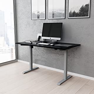 Photo 1 of (INCOMPLETE)
(BOX1OF2)
(REQUIRES BOX2 FOR COMPLETION)
(TABLE ONLY)
Techni Mobili Power Adjustable, Black sit to Stand Desk, 27.6"D x 55.1"W x 28.9"H
