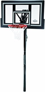 Photo 1 of (MISSING HARDWARE)
Lifetime 1084 Height Adjustable In Ground Basketball System, 50 Inch Shatterproof Backboard