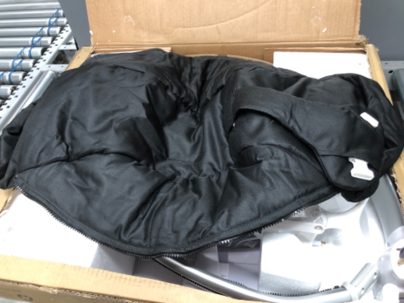 Photo 1 of 4moms mamaRoo 4 Multi-Motion Baby Swing, Bluetooth Baby Rocker with 5 Unique Motions, Nylon Fabric, Black
