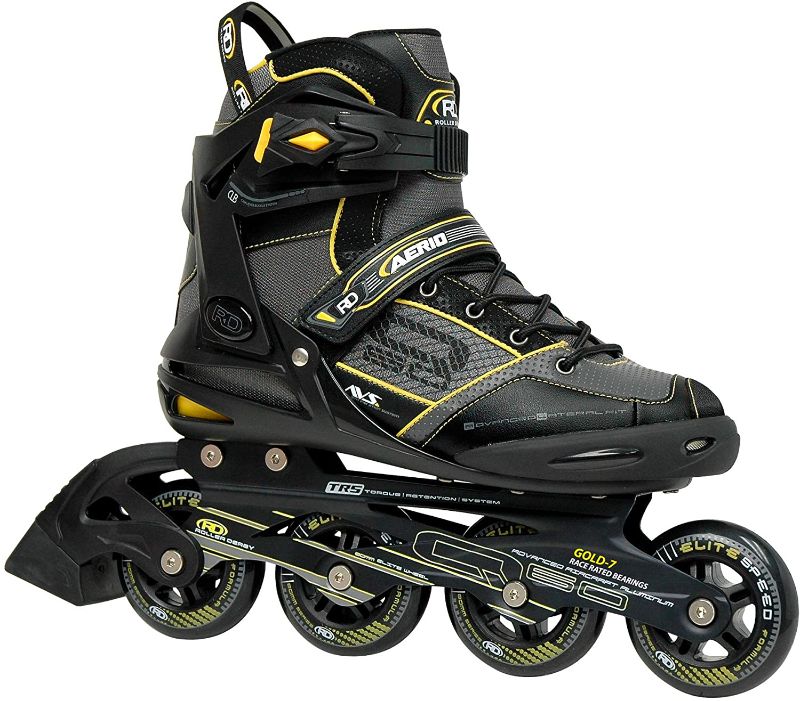 Photo 1 of **MENS SIZE 10, ONE WHEEL IS LOOSE**
Roller Derby Aerio Men's Inline Skates
