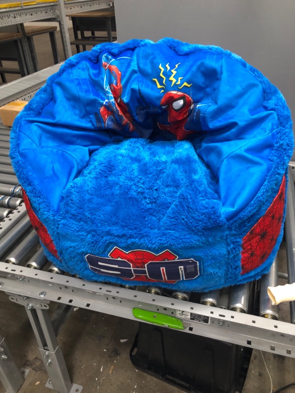 Photo 1 of Spider-Man Cozee Fluffy Chair with Memory Foam Seat 