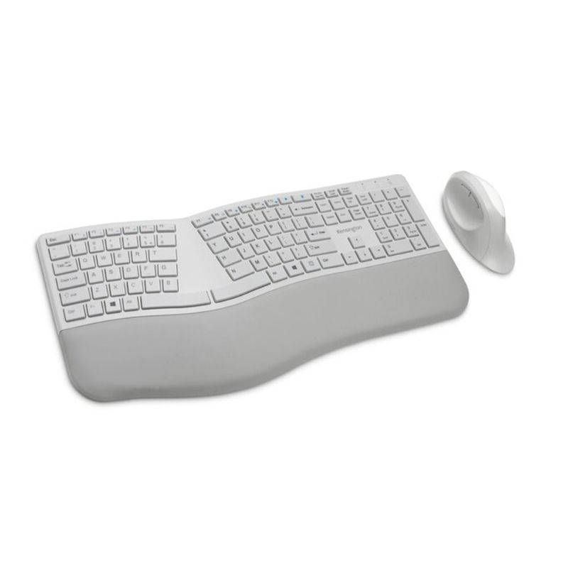 Photo 1 of Kensington Pro Fit Ergo Wireless Keyboard and Mouseâ€”Gray
