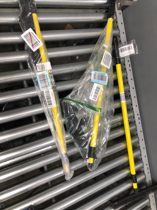 Photo 1 of 3 x -FURemover Broom with Squeegee made from Natural Rubber, Multi-Surface and Pet Hair Removal, Telescoping Handle that Extends from 3 ft to 6 ft
