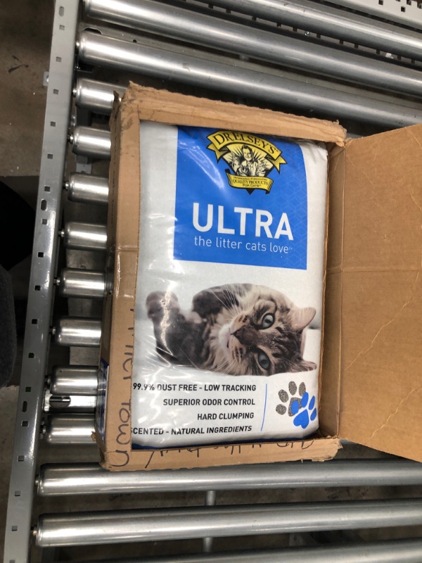 Photo 1 of Dr. Elsey's Precious Cat Ultra Unscented Clumping Clay Cat Litter, 40-lb bag