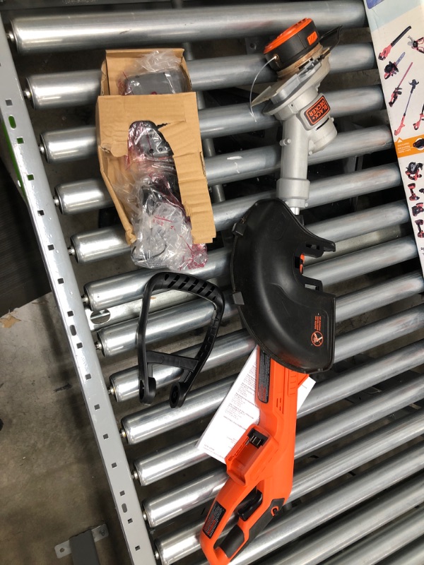 Photo 1 of 14 in. 6.5-Amp Corded Electric Straight Shaft Single Line 2-in-1 String Grass Trimmer/Lawn Edger
