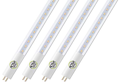 Photo 1 of Active Grow T5 High Output 4FT LED Grow Light Bulb - Plant Grow Lights for Indoor Plants, Veg, Bloom, Greens & Microgreens - 25W - Sun White Full Spec
